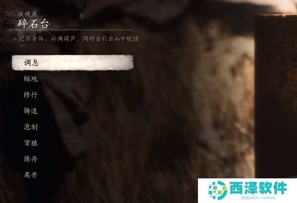 黑神话悟空碎石台谷壑前打坐蒲团在哪