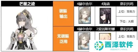 战双帕弥什七实芒星之迹意识搭配攻略