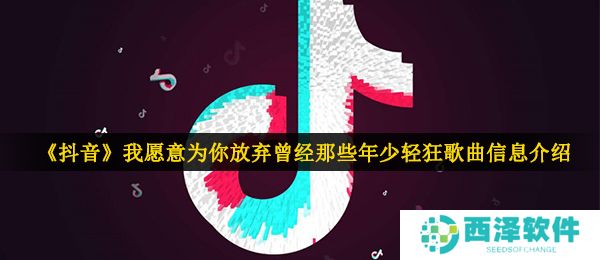 《抖音》我愿意为你放弃曾经那些年少轻狂歌曲信息介绍