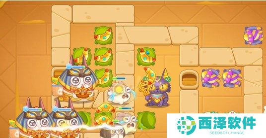 保卫萝卜4法老归来第56关通关图文详解