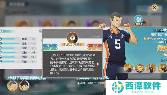 排球少年新的征程田中龙之介强度解析