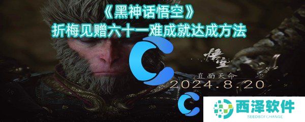 黑神话悟空折梅见赠六十一难成就达成方法 黑神话悟空折梅见赠六十一难成就达成方法