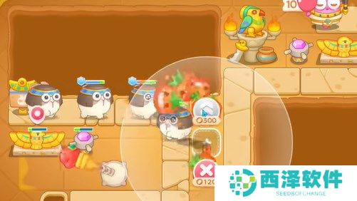 保卫萝卜4法老归来第83关过关攻略分享