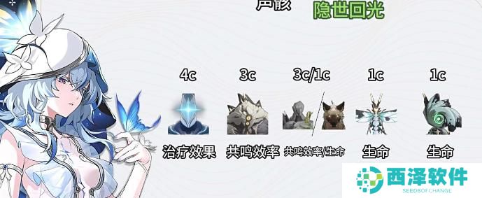 鸣潮守岸人声骸词条怎么搭配