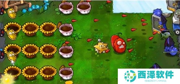 植物大战僵尸杂交版冒险模式50过关方法