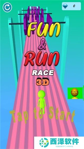 趣味人类赛跑3D免费手机版