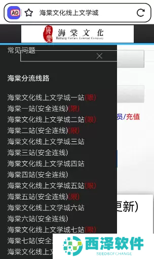 海棠小说网站入口2023