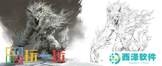 杨奇分享《黑神话：悟空》新一批角色原画图片