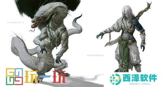 杨奇分享《黑神话：悟空》新一批角色原画图片