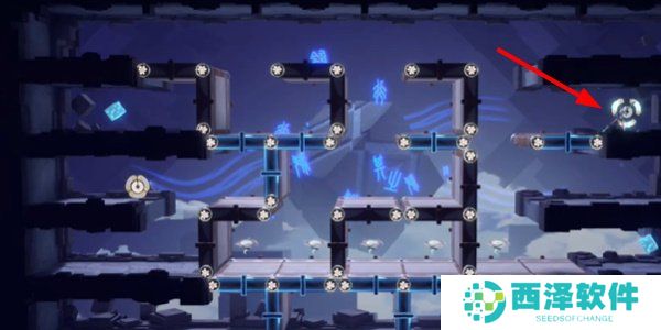 《归龙潮》机关试炼一道具位置以及机关转动解谜攻略