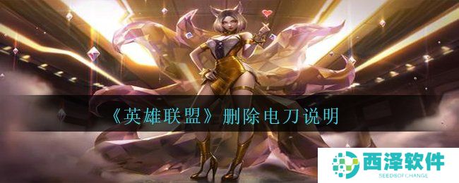 《英雄联盟》删除电刀说明