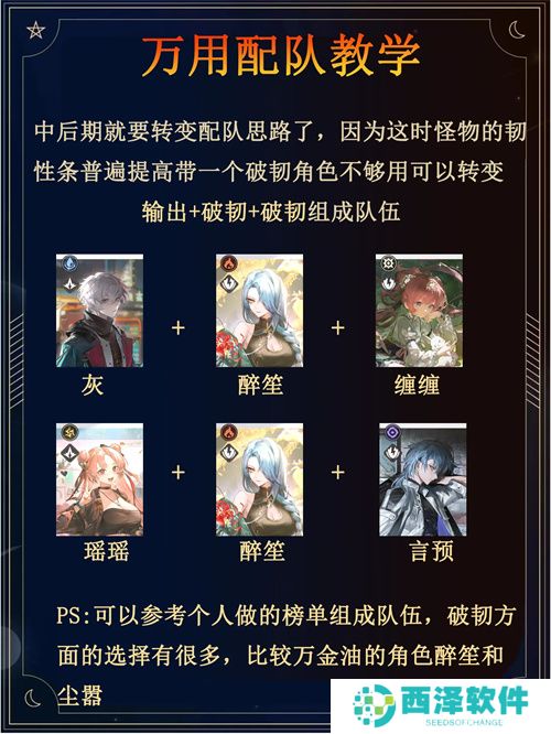 归龙潮新手开荒阵容搭配攻略分享