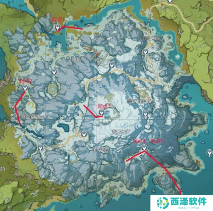 《原神》霜噬结晶速刷路线分享