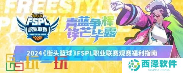 《街头篮球》2024FSPL职业联赛赛程公布 观赛福利粉丝套大揭秘