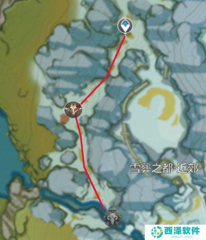 《原神》霜噬结晶速刷路线分享