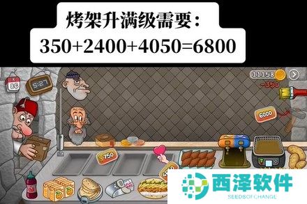 沙威玛传奇烤架升级花费金币计算