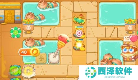 保卫萝卜4法老归来第91关图文攻略