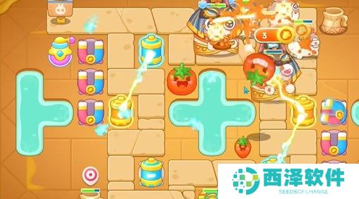 保卫萝卜4法老归来第44关通关详解