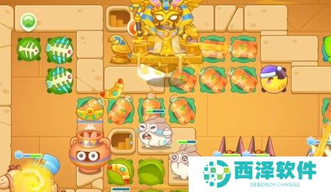 保卫萝卜4法老归来第90关通关详解