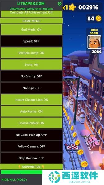 人类滑道跑酷内置菜单手机版