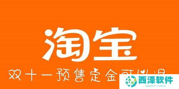 淘宝双十一定金可以退吗