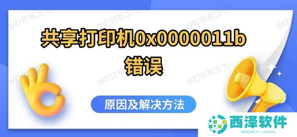 共享打印机0x0000011b错误，原因及解决方法